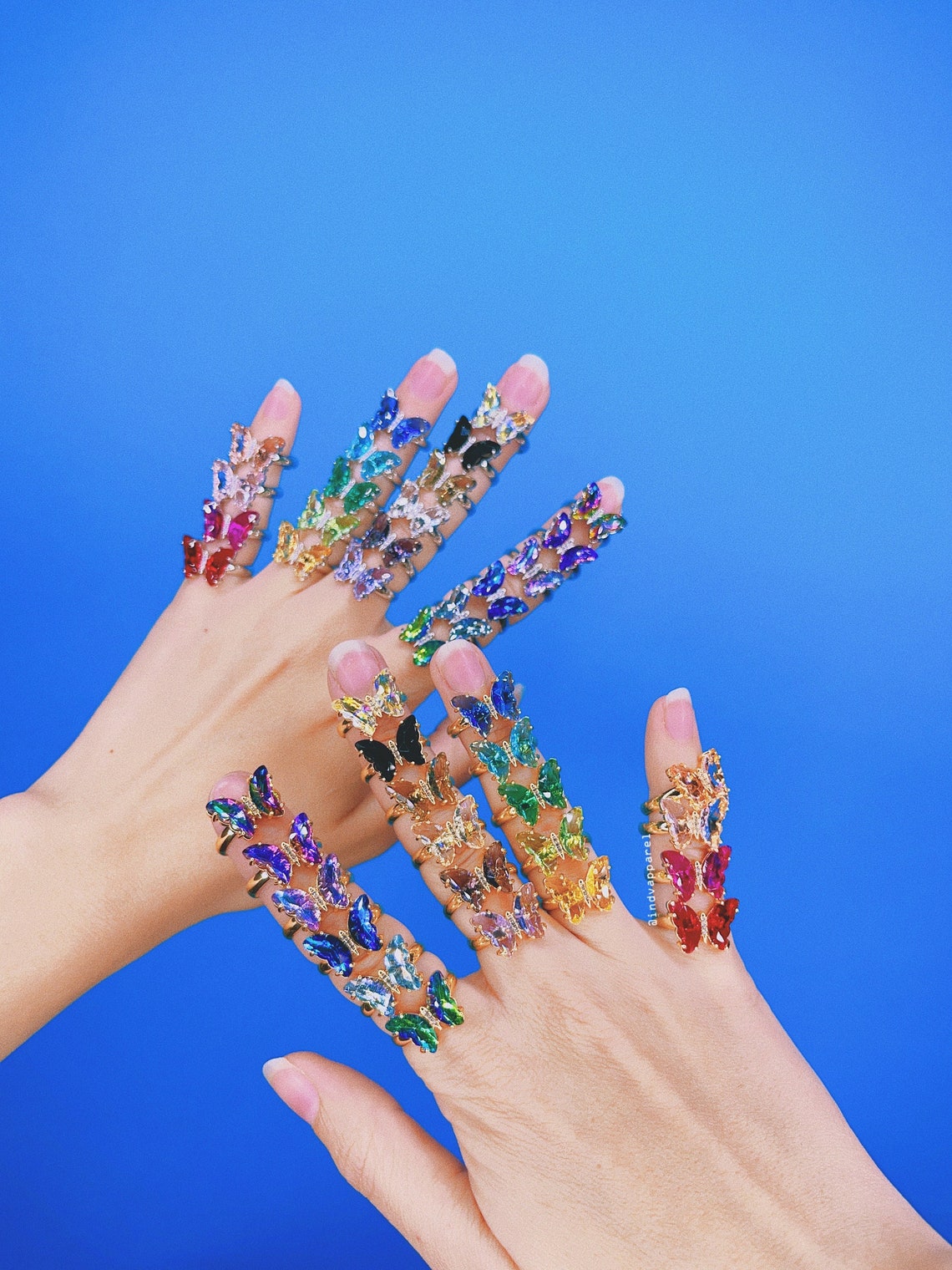 Crystal Glass Butterfly Bracelet – INDV Apparel