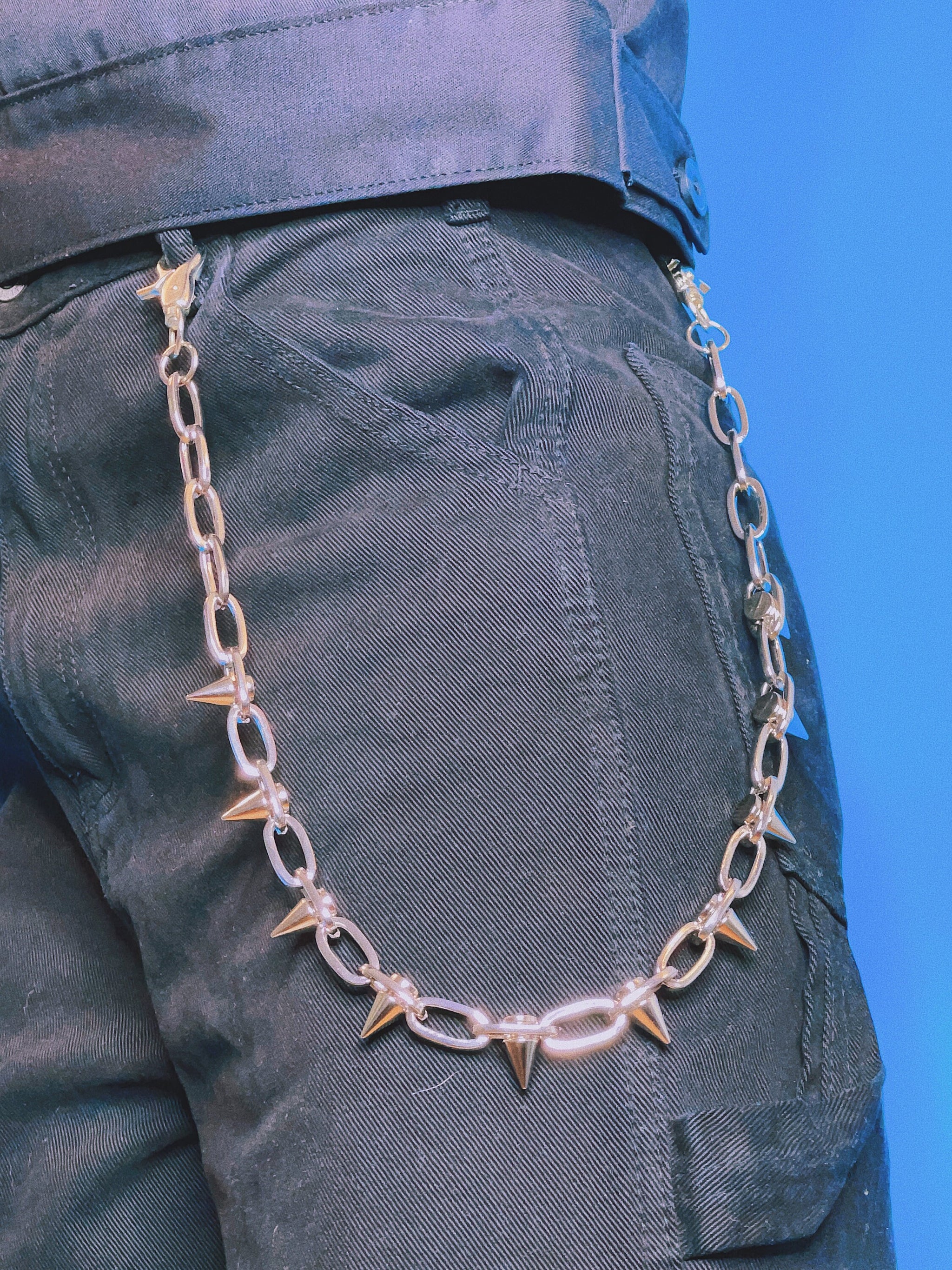 Spike Studded Chain Pant Wallet – INDV Apparel