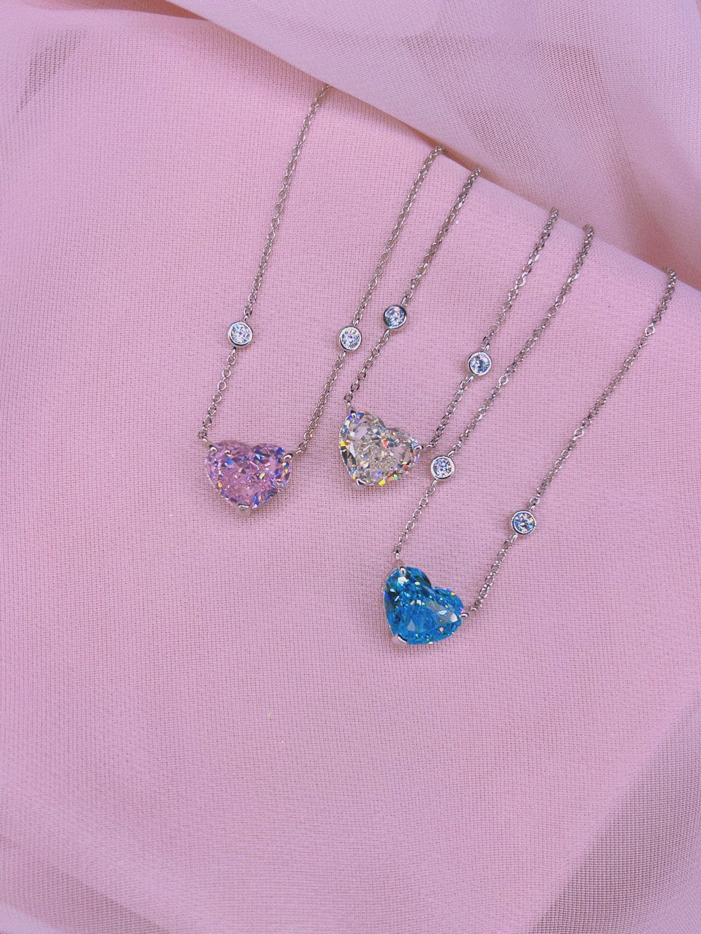 Light Pink Diamond Pendant – Rare Colors